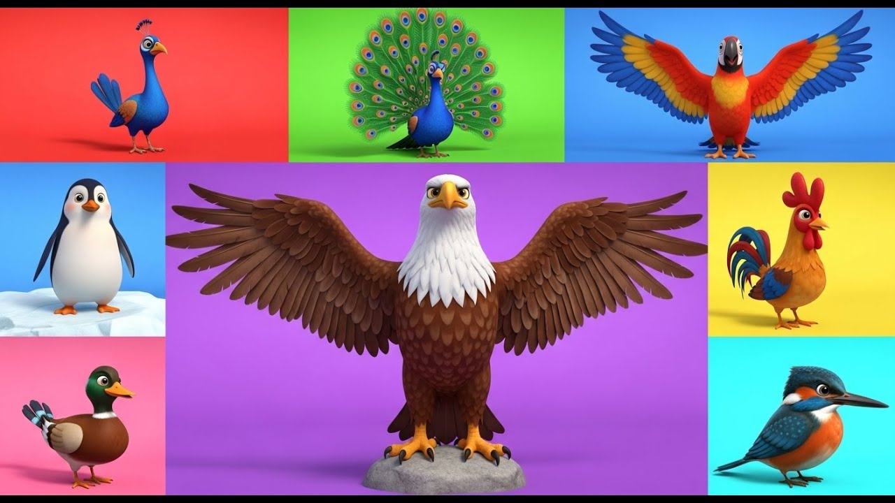 The Ultimate Bird Song for Kids! 🐦 Learn 50+ Bird Names | Educational Animal Video 🎶