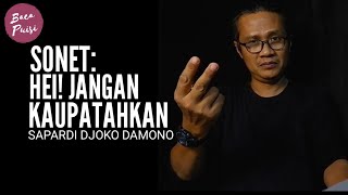 SONET: HEI! JANGAN KAUPATAHKAN | SAPARDI DJOKO DAMONO