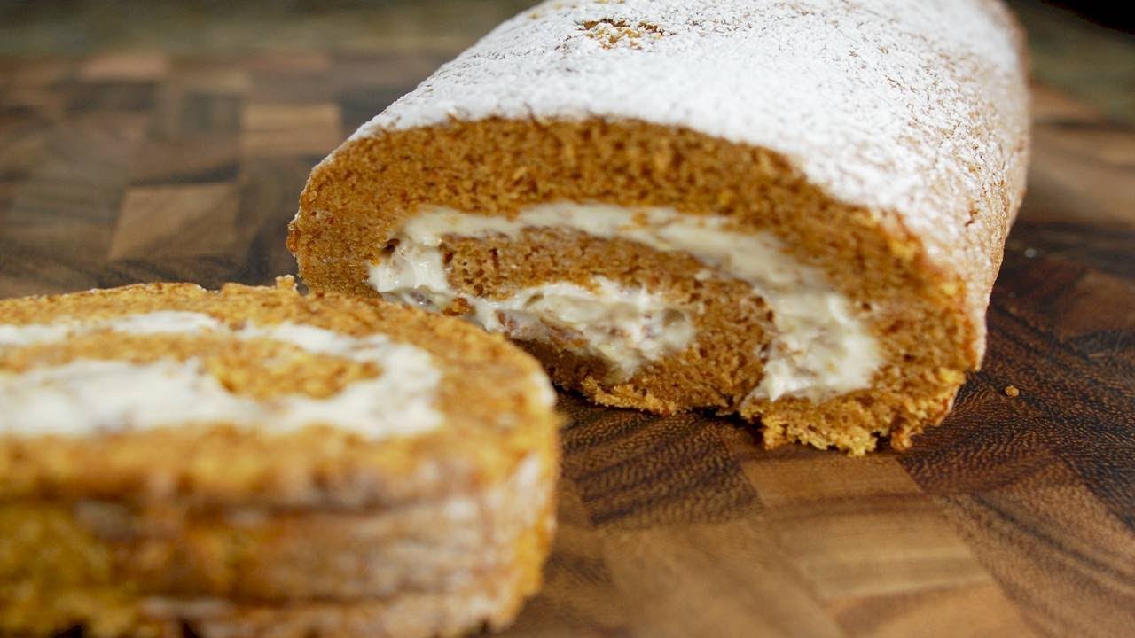 Pumpkin Roll Cake - JoyFoodSunshine