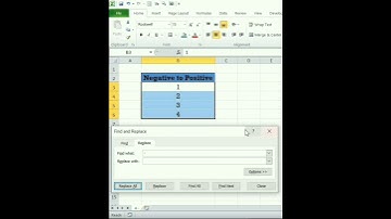 Convert Positive to Negative and Negative to Positive in Excel #Shorts