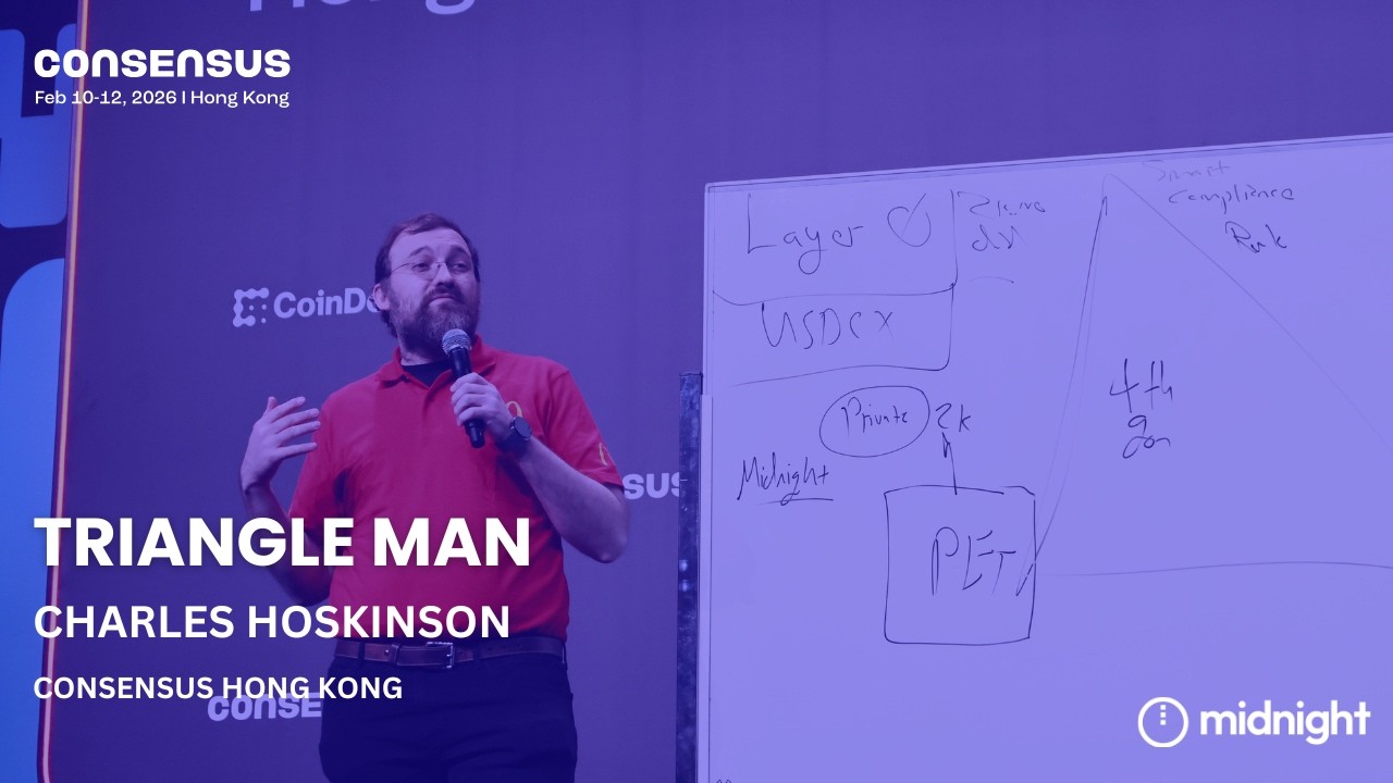 Consensus Hong Kong: Triangle Man with Charles Hoskinson