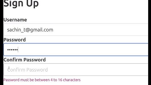 Node.js  password validation