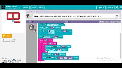 making a artist game in code.org