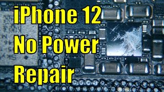 iPhone 12 No Power Repair - Logic Board Separation and Diagnosis
