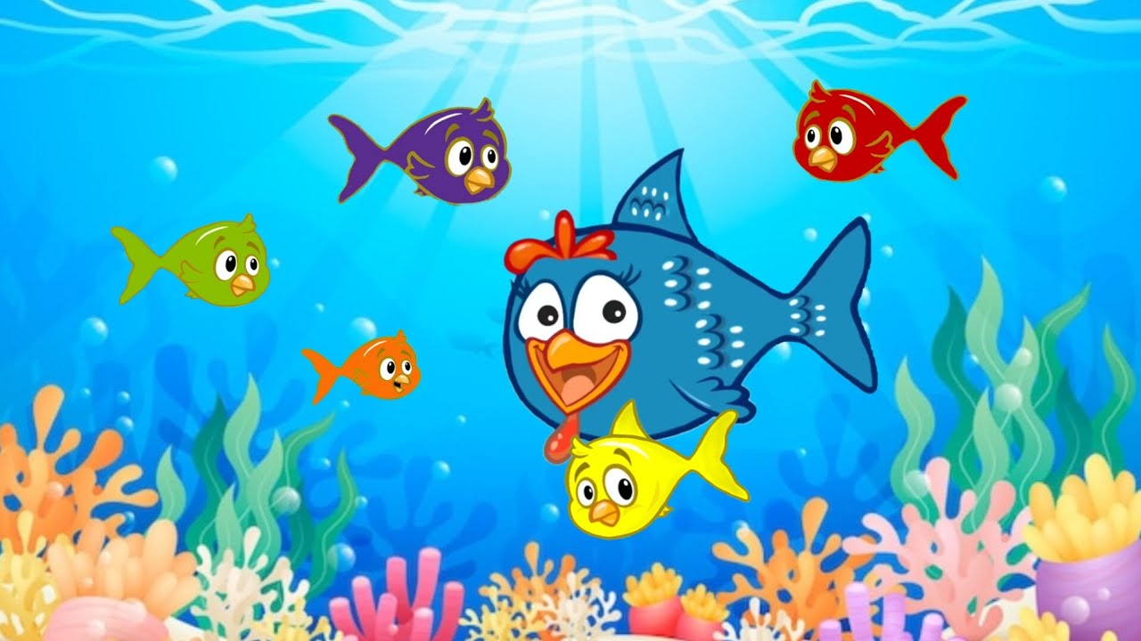 Especial fundo do mar: Peixinhos Coloridinhos || Turma da Galinha ...