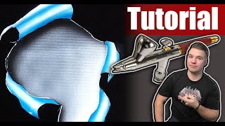 Airbrush Tutorial aufgerissen / ripped (4k/60FpS) DE Audio/ENG SUB