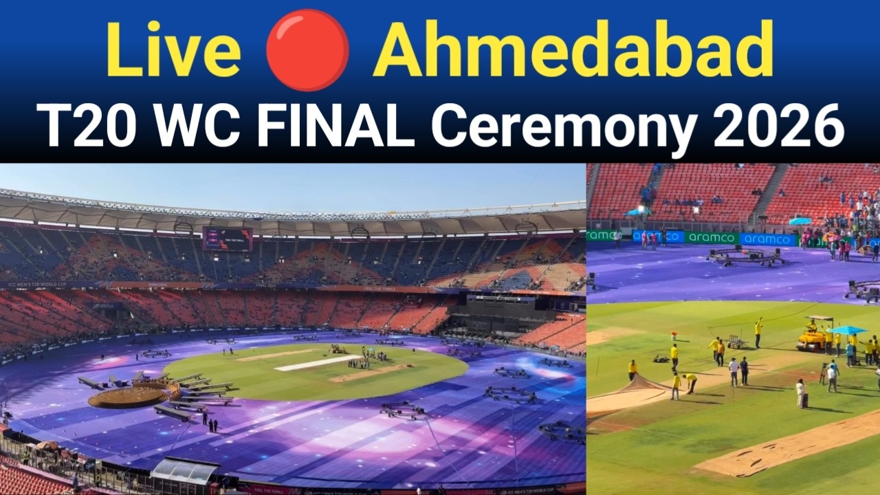 Live 🔴 Ahmedabad Stadium Closing Ceremony T20 World Cup 2026 Final | Sea Of Blue Coming In