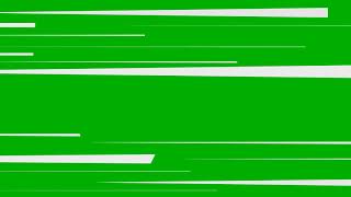 FREE Animation Template (Green Screen) - Speed Lines 4K