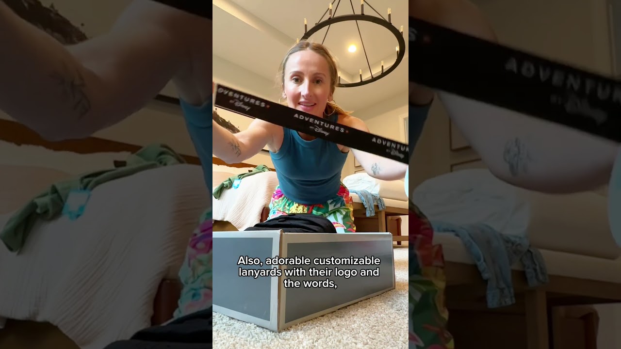 It’s an Adventures by Disney surprise! Let’s unbox before Scotland. 