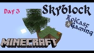 Minecraft | Skyblock Time-lapse | Day 3