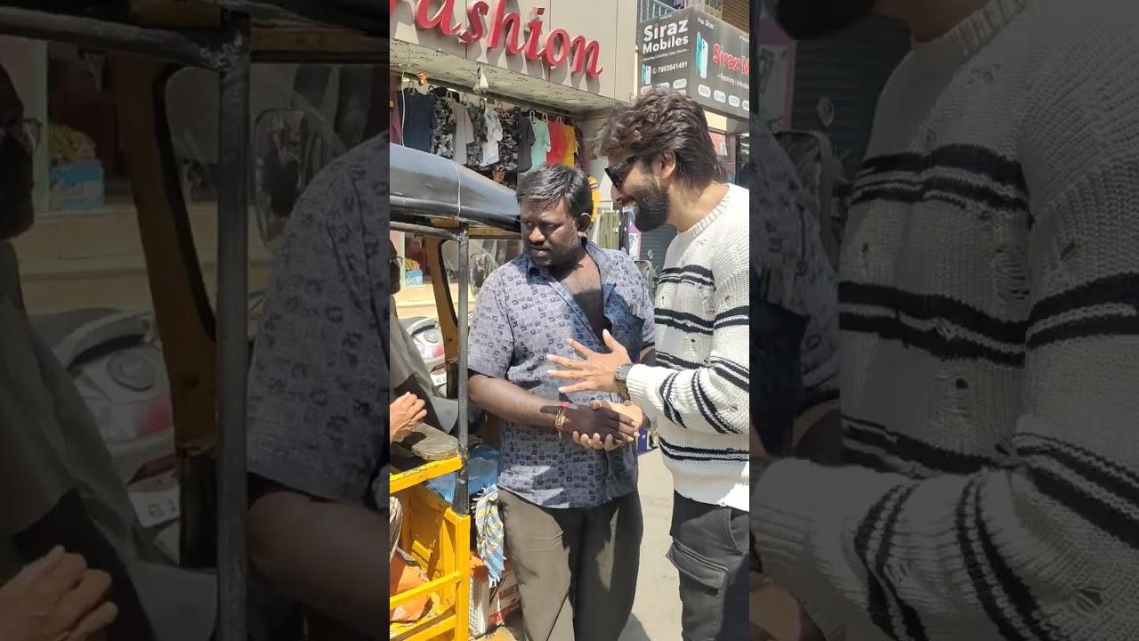 Mr Kalyan Movie Hero Maanyam Krishna Visit Chittoor Town Movie Public Talk