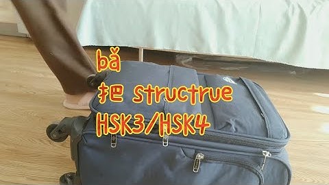Learn Chinese | 把bǎ structure HSK3/HSK4