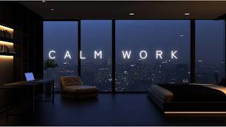 Calm Work Music ~ Rain Outside the Window ~ Deep Focus & Peak Productivity