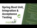 Spring Boot Testing a REST Controller with Unit, Integration & Acceptance Tests