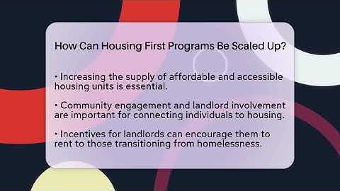 How Can Housing First Programs Be Scaled Up? - Social Issues For Everyone