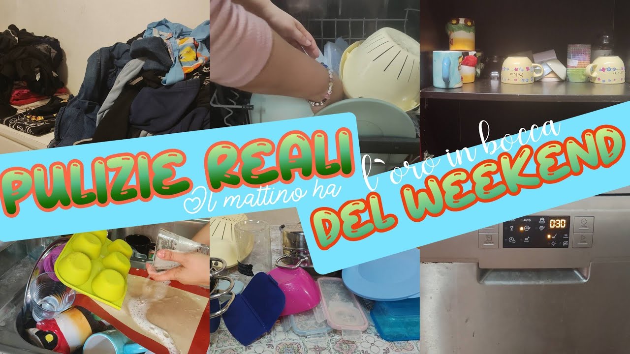 ‼️NEW‼️💪🏼PULIZIE REALI del WEEKEND💪🏼Il mattino ha l'oro in bocca💪🏼