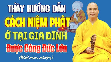 Thầy Hướng Dẫn Cách Niệm Phật Ở Tại Gia Đình Được Công Đức Lớn - Thầy Thích Đạo Thịnh.