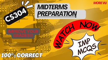 CS304 OOP MIDTERM PREPARATION 2024 | IMP MCQs | MORE VU