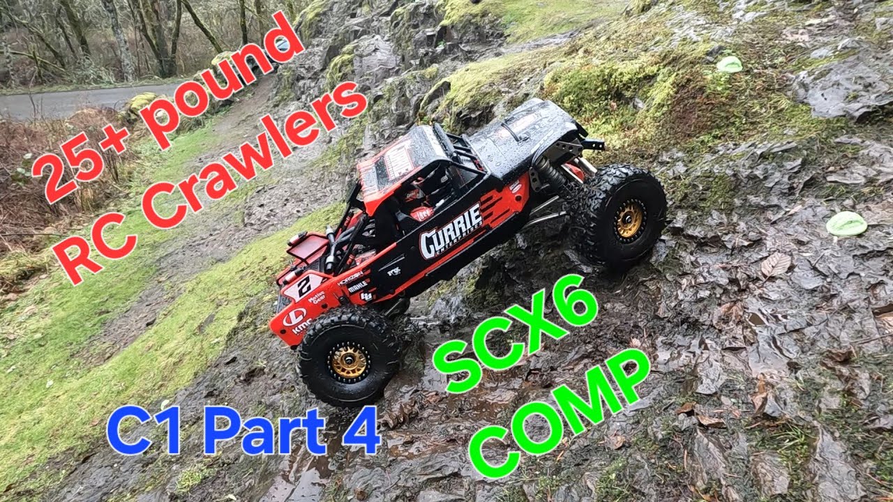 SCX6 RC CRAWLING COMPETITION:  1ST CRAWL OF 2024 Course 1 Part 4