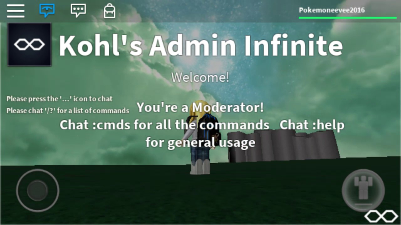 How To Use Kohls Admin Testing Place Roblox Youtube