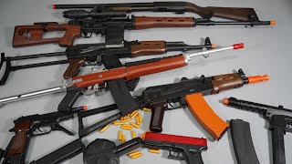SVD Shell Ejecting Sniper rifle Toy Gun - Airsoft blowback AK47 Glock18c Mini14- Toy Guns Collection
