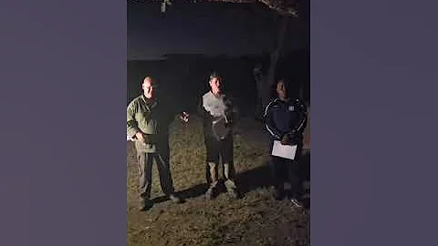 The Final evening of May 2024 Tracking Course in Zimbabwe