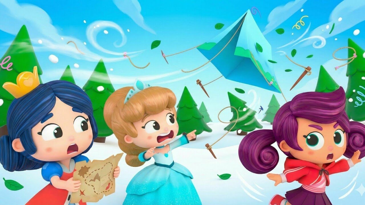 Kempování s pohádkovými princeznami 👸 Pohádkové příběhy | Increditales