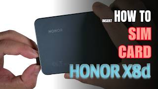 How to Install a SIM Card | SD Card to HONOR X8d