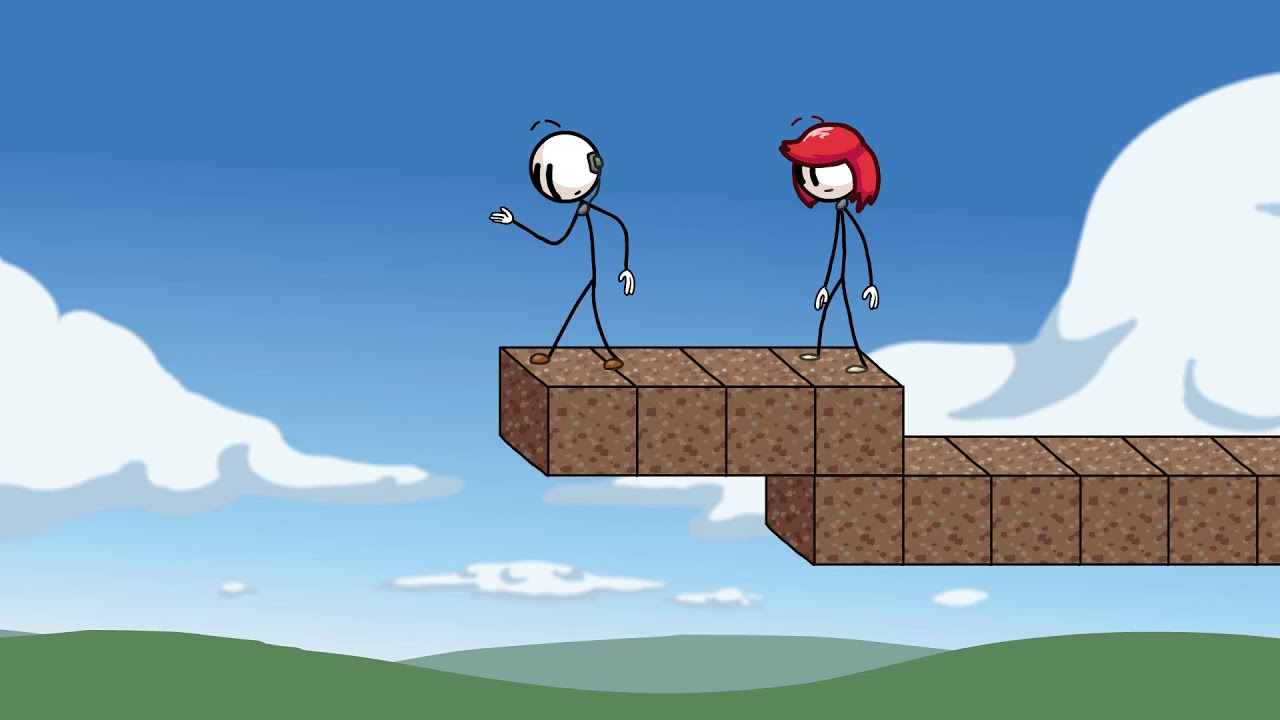 Генри стикмен играет в майнкрафт - YouTube