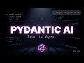 Pydantic AI No Fluff #1 — Zero to Your First Agent