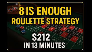 8 Is Enough-A Roulette Strategy That Wins Consistently