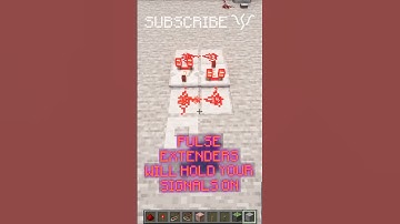 How to use PULSE EXTENDER to HOLD DOORS OPEN LONGER! | Redstone with PsiVolt #minecraft #redstone