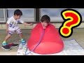 風船プール入ってみた　さとちんwaterballoonbombchallenge