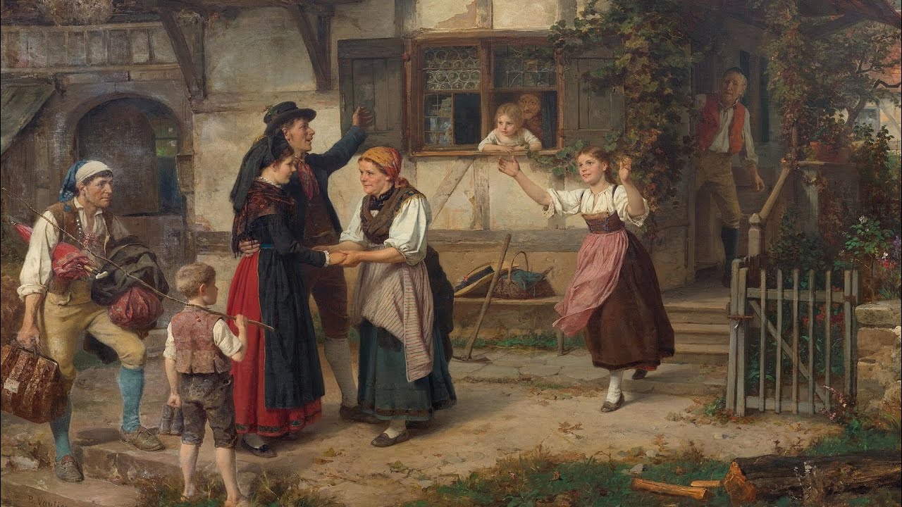 Benjamin Vautier (1829-1898) ✽ Swiss painter