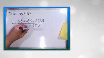 Numerical Methods - Method of False Position | Just Solved It