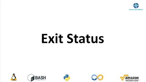 Shell Exit Status