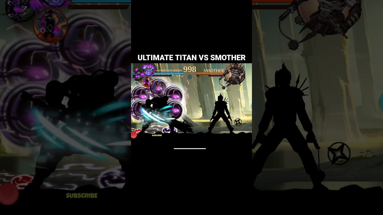 ULTIMATE TITAN VS SMOTHER - SHADOW FIGHT 2 MOD APK 
