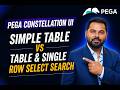 Create Single-row select Search with Table using Radio Buttons. OOTB Filters, SimpleTable vs Table.