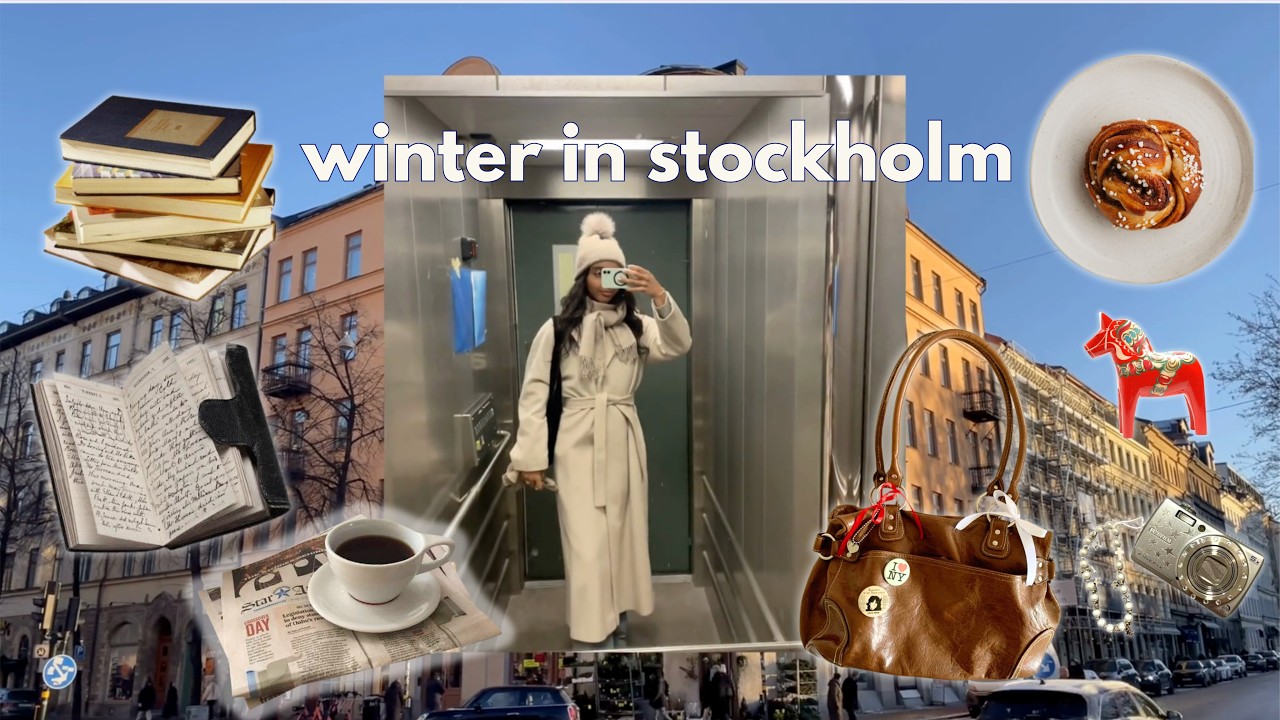 Выхожу на улицу и одеваюсь, чтобы бороться с зимней хандрой в Стокгольме 🇸🇪
