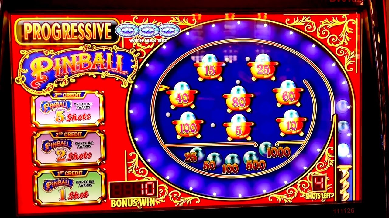 15 Spins Pinball Slot Machine Bonus Round YouTube
