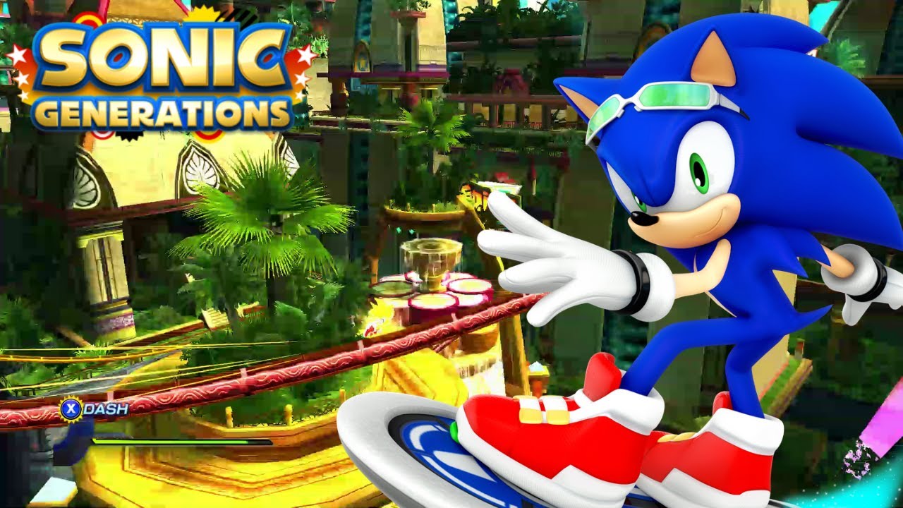 Free Riders Sonic In Tropical Resort Act 1 - Sonic Generations Mods