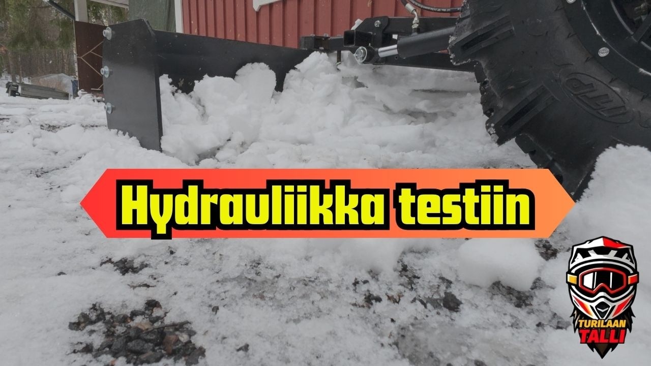 Mönkijän hydrauliika - Takalana testiä!