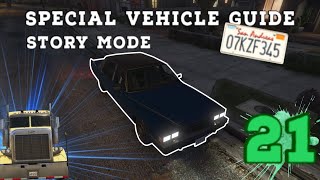 GTA V: Get STRETCHS EMPEROR with SPECIAL WORN BLACK ROOF and a SPECIAL [07KZF345] PLATE