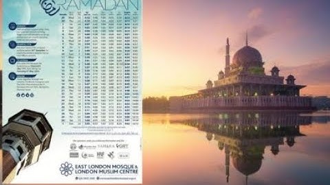 Ramadan 2020 Fasting hours around the world