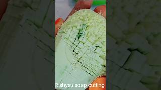 soap cube cutting #soapcutting #soapasmr #asmrsoapcutting #satisfying #soap #shorts