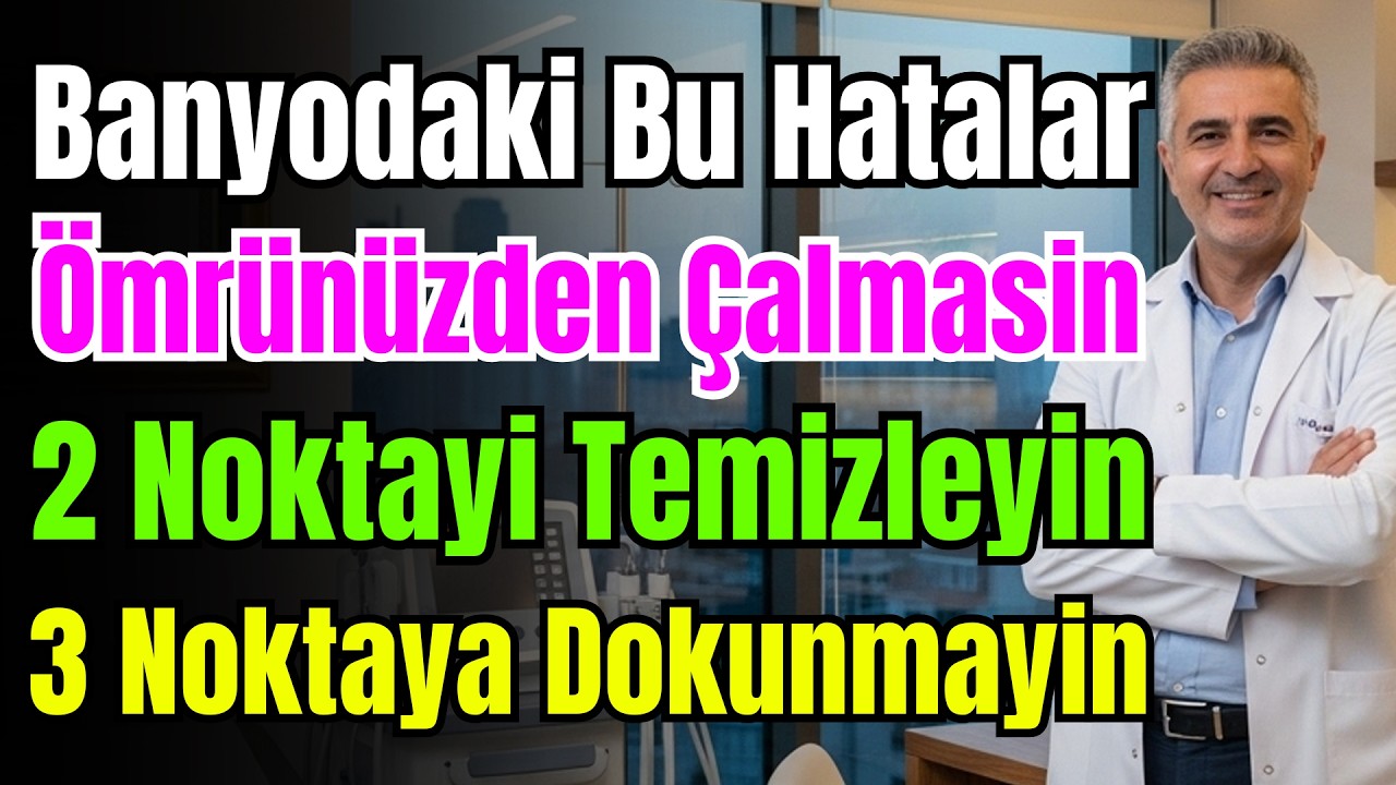 Vücutta 2 Yer Tertemi̇z Olmalı, 3 Yere Ise Sakin Dokunmayın! İşte Uzun Yaşamın Sırrı!