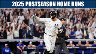 2025 Yankees Postseason Home Runs