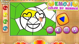 Emoji Color By Number Pixel Art Sandbox screenshot 1