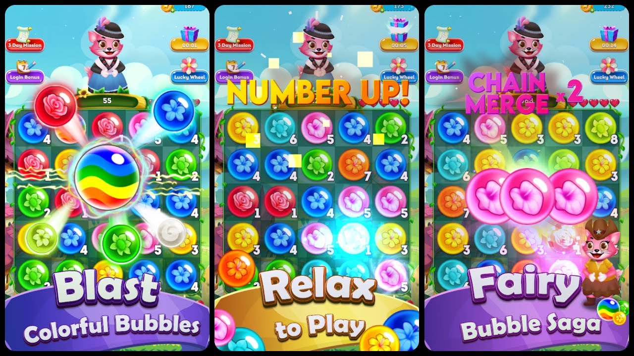 Bubble Saga Mobile Game | Gameplay Android & Apk