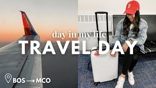 TRAVEL DAY VLOG - flying to Florida, airport essentials, packing tips, what's in my bag & more! ✈️✨